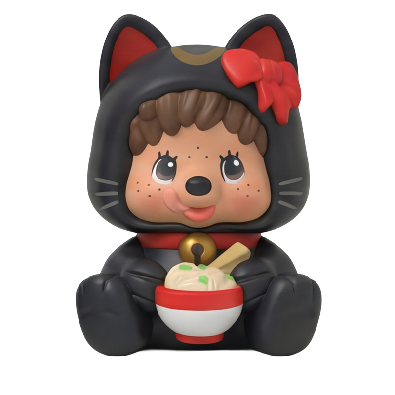 Rokimoto Monchhichi Lucky Cat Mystery Collectible