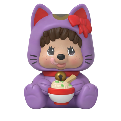 Rokimoto Monchhichi Lucky Cat Mystery Collectible