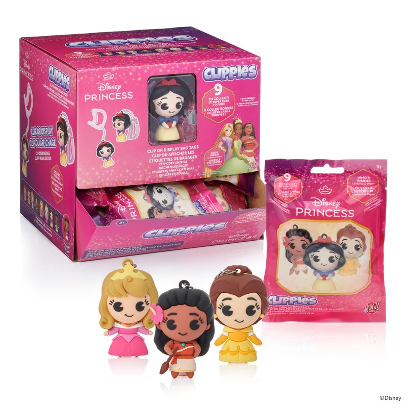 Personalise bags, backpacks, and travel gear with the Clippies Disney Princess Bag Tag