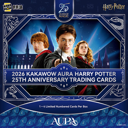 Celebrate the beloved Harry Potter series with premium 25th Anniversary Trading Cards designed for fans and collectors