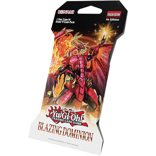Yu-Gi-Oh! TCG: Blazing Dominion 9 x Card Blister