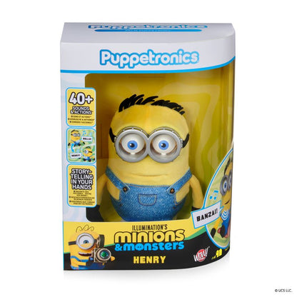 Minions & Monsters Interactive Palm Puppetronic  Henry