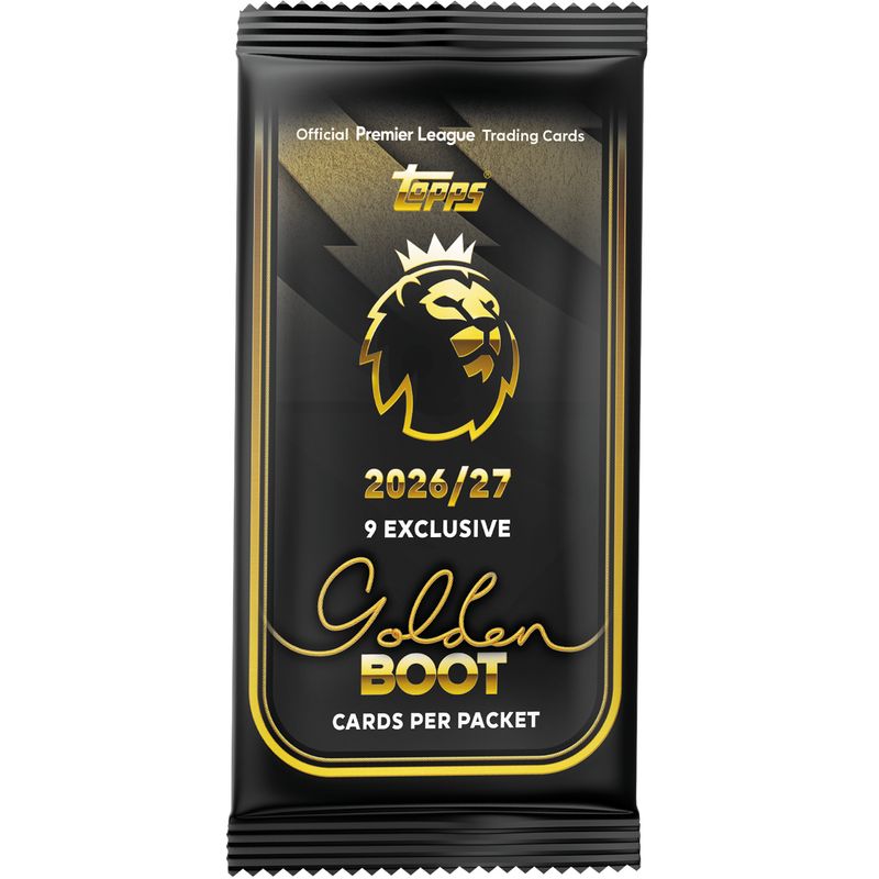 Discover top scorers and football heroes in the Topps Flagship Premier League 2027 Golden Boot Tin for fans and collectors.