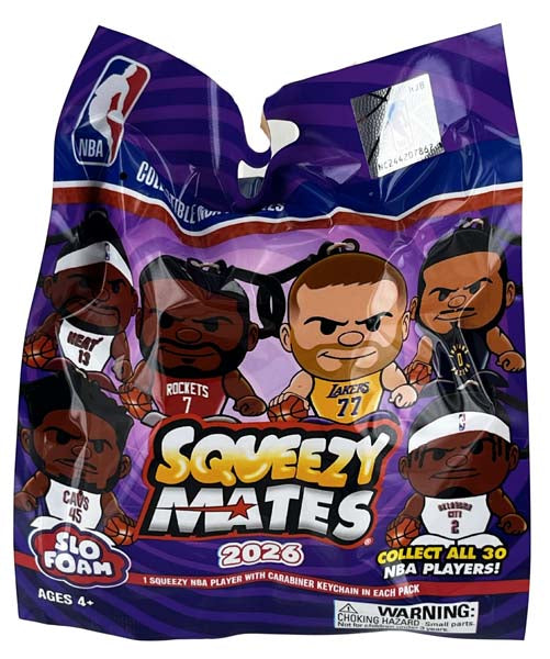 Squeezymates 2026 NBA 2.5 inch Blind Pack