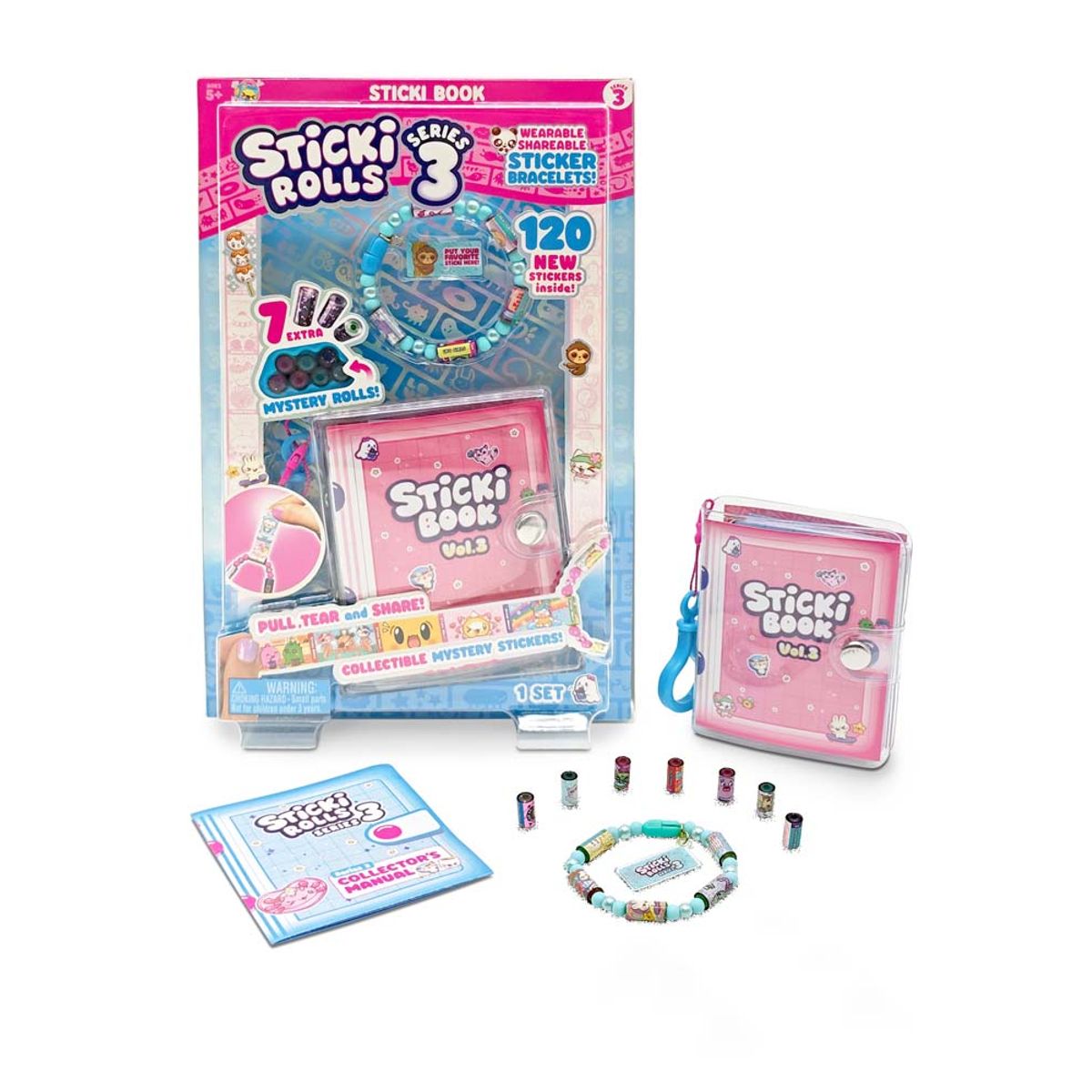 Sticki Rolls Sticki Book Pack Series 3