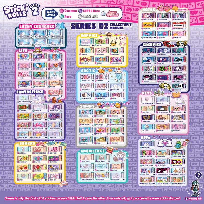 Sticki Rolls Minecraft Sticki Book