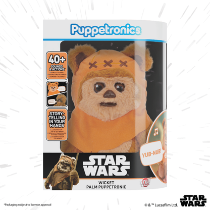 Bring the adventure of Endor to life with Wicket W. Warrick, the lovable Ewok from Star Wars, in plush for