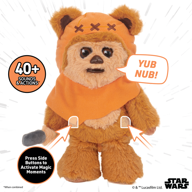 Perfect for Star Wars fans, this soft Wicket W. Warrick plush is ready for cuddles and galactic adventures