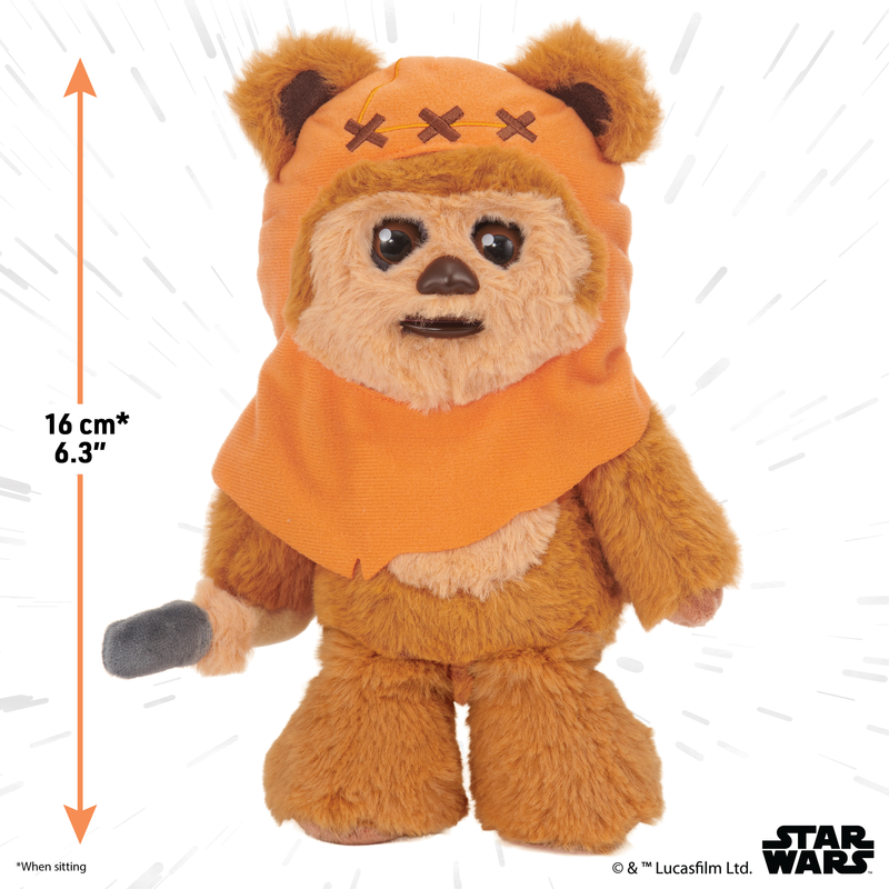 Celebrate the iconic Ewok hero with this detailed and huggable Wicket W. Warrick plush toy
