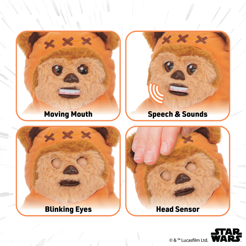 Take home the charm of the Rebel Alliance's furry friend with this delightful Wicket W. Warrick plush
