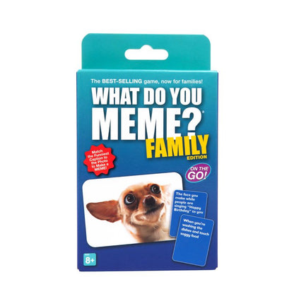 What Do You MKeep the whole family entertained with What Do You Meme? Family Travel Edition, packed with laughs, fun challenges, and travel-ready plaeme? Family Travel Edition