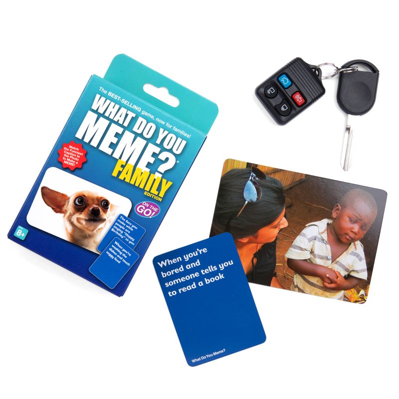 Take family game night on the road with What Do You Meme? Family Travel Edition, a compact game designed for fun anywhere.