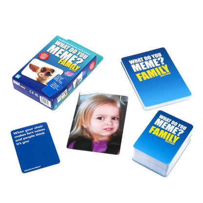 Create hilarious family memories with What Do You Meme? Family Travel Edition, the travel-friendly game for players of all ages.