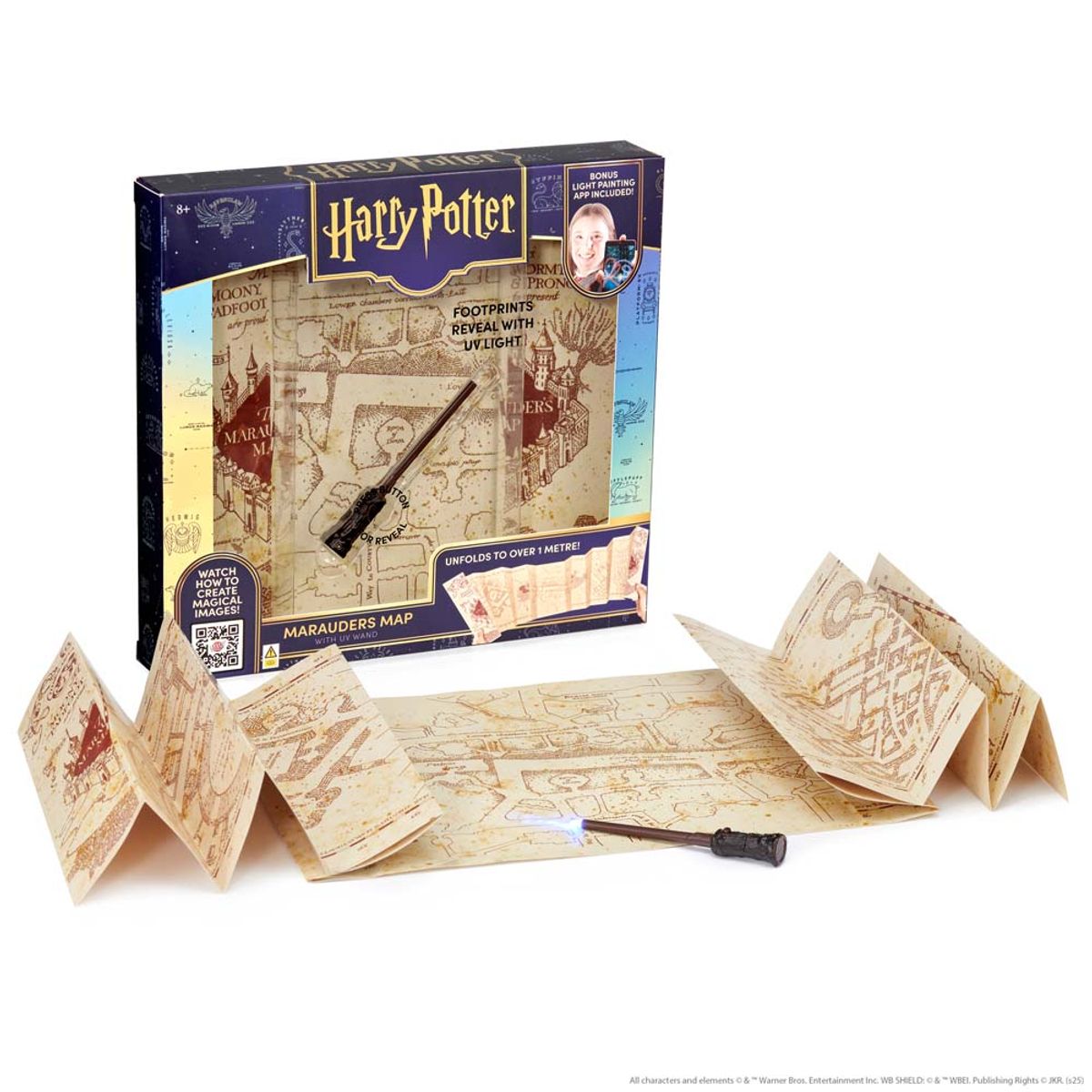 Harry Potter Marauders Map & Wand