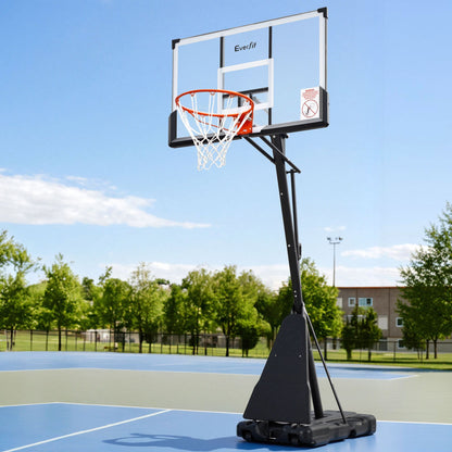 Everfit 3.05M Basketball Hoop Stand System Portable Height Adjustable Net Ring