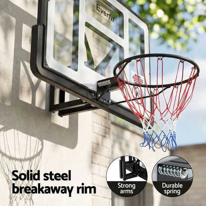 Everfit 43-Inch Wall Mount Kids Basketball Hoop Backboard Outdoor Sports