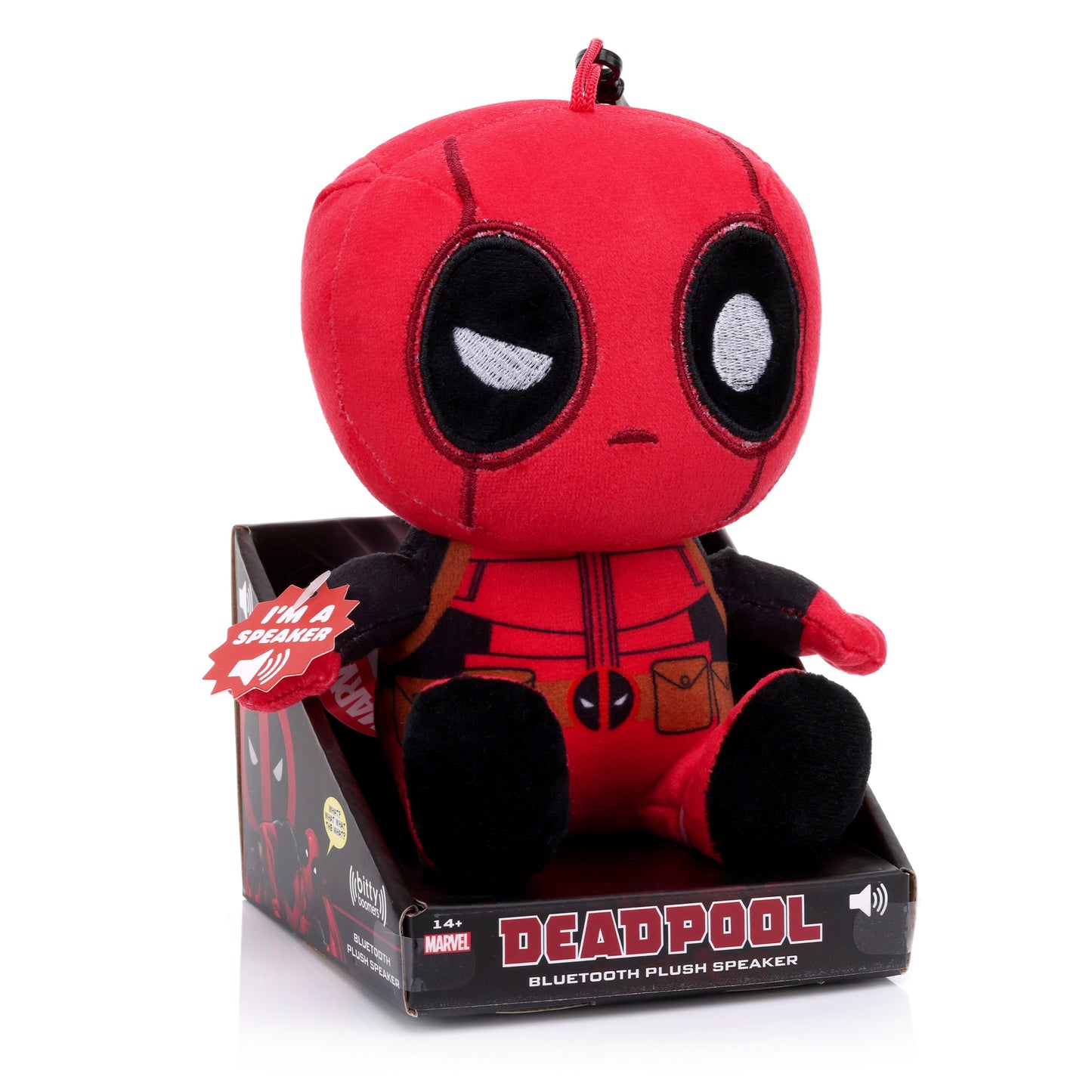 Bitty Booomers Plush Marvel Deadpool Bluetooth Speaker