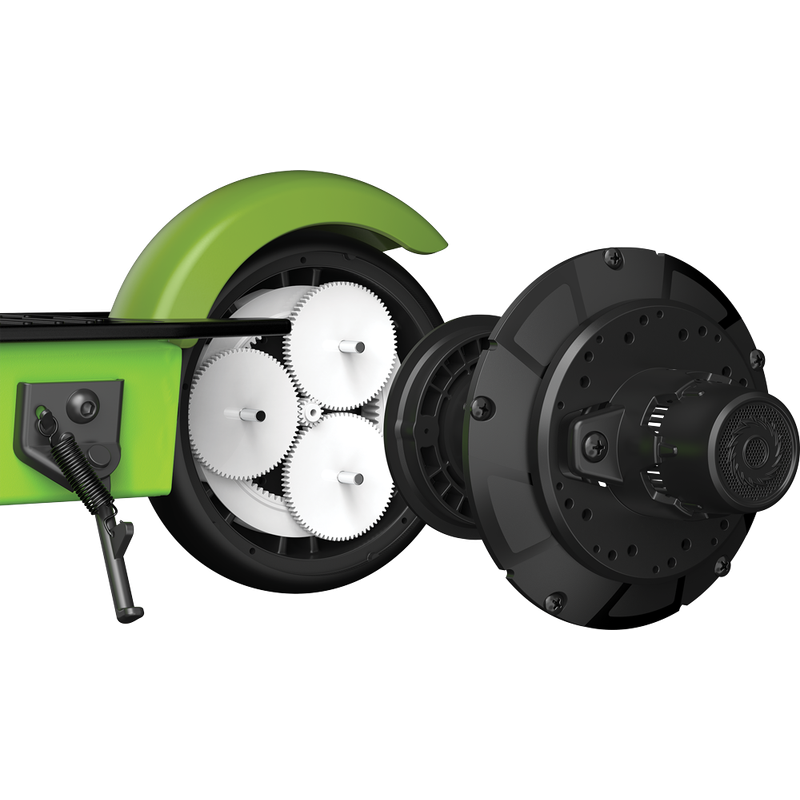 Razor E90 PowerCore Black Label Green Electric Scooter for Outdoor Fun