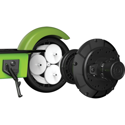 Razor E90 PowerCore Black Label Green Electric Scooter for Outdoor Fun