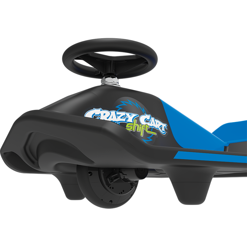 Razor Crazy Cart Shift Blue Kids Electric Drifting Ride-On Toy