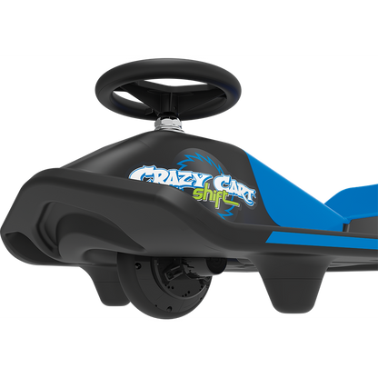 Razor Crazy Cart Shift Blue Kids Electric Drifting Ride-On Toy