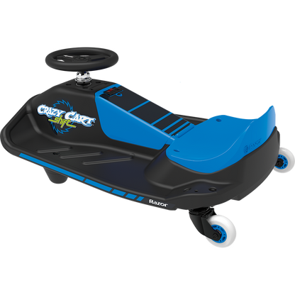 Razor Crazy Cart Shift Blue Kids Ride-On Drifting Cart for Outdoor Adventures