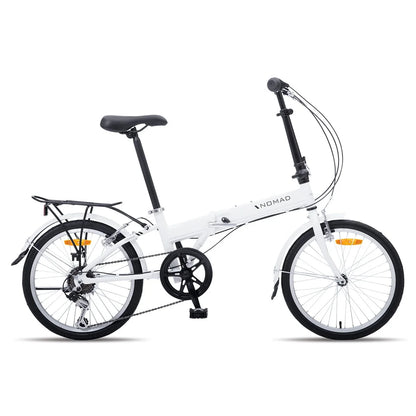 Progear Bikes Nomad Folding Bike 20" in Pearl White