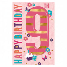 Elegance Card Birthday Girl 9th