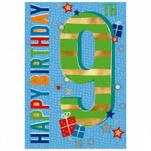 Elegance Card Birthday Boy 9th