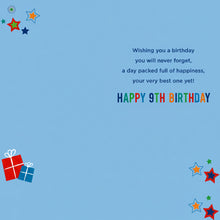 Elegance Card Birthday Boy 9th