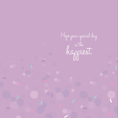 Elegance Card Birthday Girl 14th