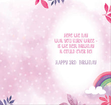 Elegance Card Birthday Girl 3rd