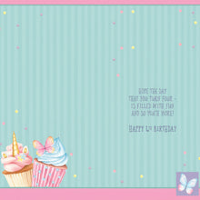 Elegance Card Birthday Girl 4th