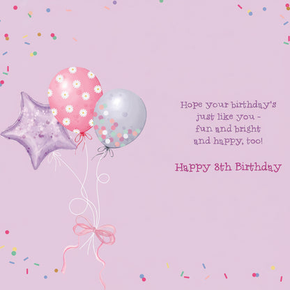 Elegance Card Birthday Girl 8th