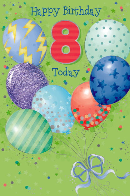 Elegance Card Birthday Boy 8th