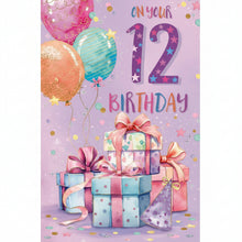 Elegance Card Birthday Girl 12th