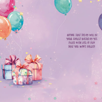 Elegance Card Birthday Girl 12th
