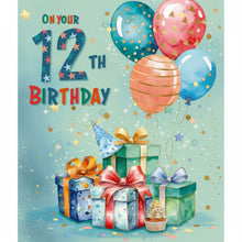 Elegance Card Birthday Boy 12th