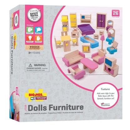 Bigjigs Toys Doll House Furniture Set