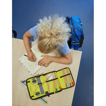 Keep school supplies organised with this eye-catching LEGO City stationery case