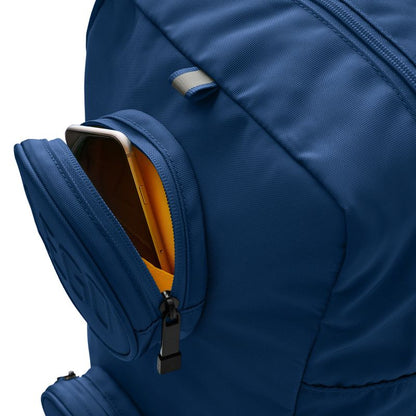 Classic LEGO brick design meets everyday functionality in this versatile Earth Blue backpack