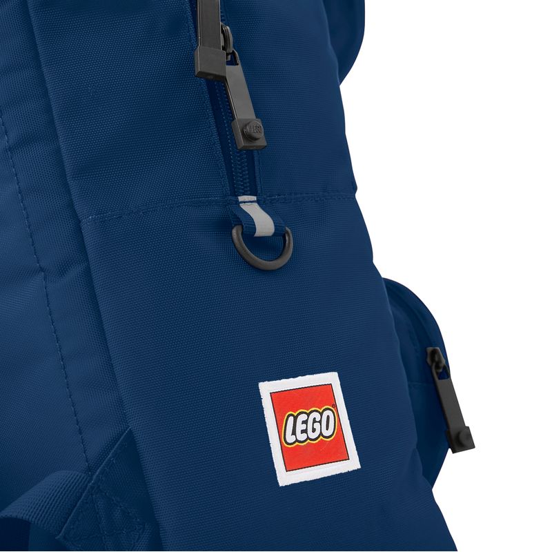 A sleek and durable LEGO brick backpack that combines iconic style with everyday practicality