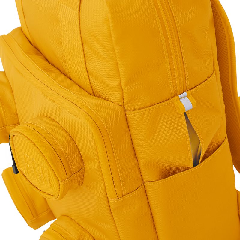 Stay organised on the go with this vibrant LEGO backpack complete with practical pockets