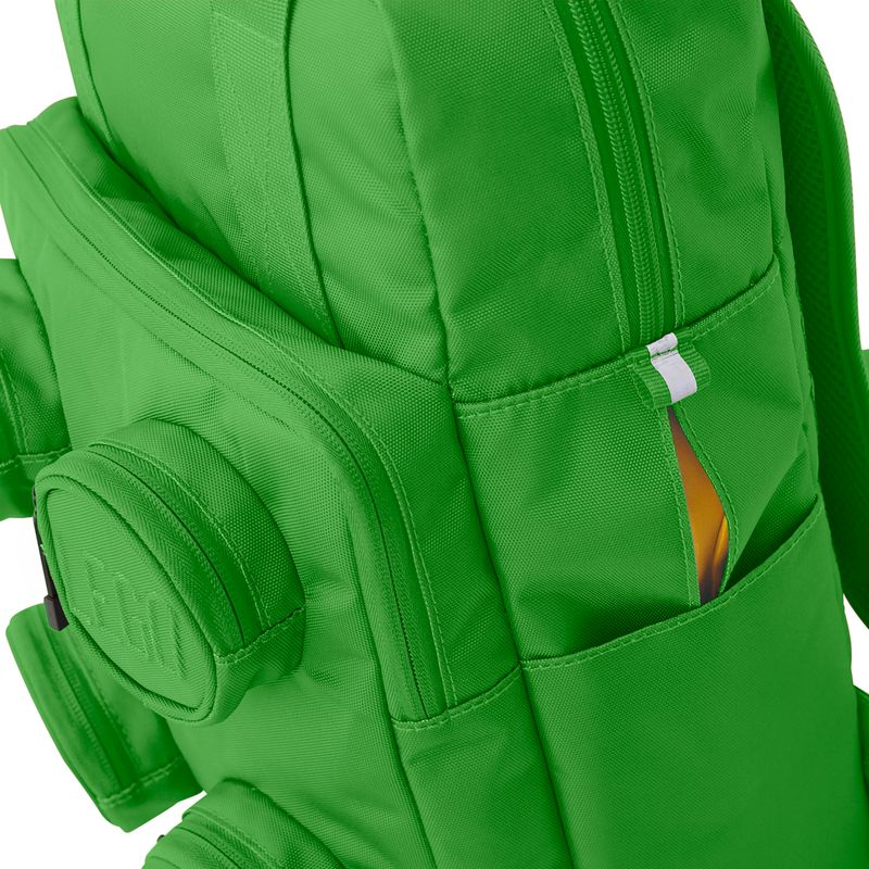 Perfect for young LEGO fans, this bright green backpack combines fun style with everyday functionality