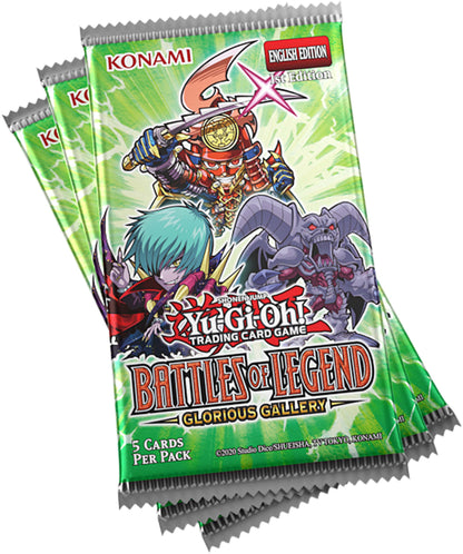 Yu-Gi-Oh! TCG Battles of Legend - Glorious Gallery 5 x Card Booster 24 Pcs - Box Set