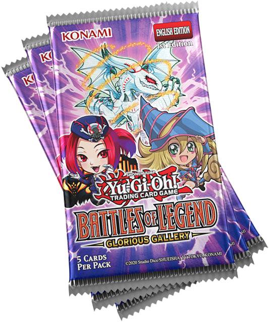 Yu-Gi-Oh! TCG Battles of Legend - Glorious Gallery 5 x Card Booster 24 Pcs - Box Set