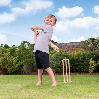 Bluey Wooden Cricket Set