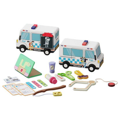 Bluey Wooden Doctor's Vehicle