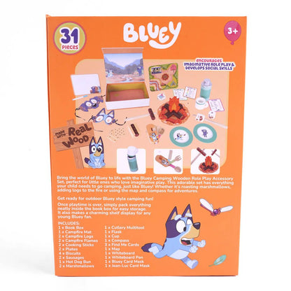 Bluey Camping Wooden Role-Play Accessory Set