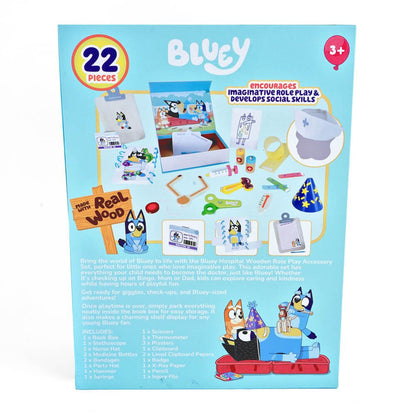 Bluey Hospital Wooden Role-Play Accessory Set